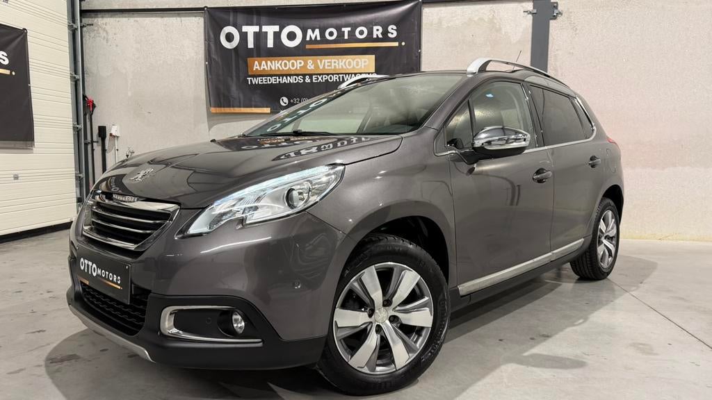 Peugeot 2008 | 1.6 E HDI | Allure | Full Option | Garantie, Auto's, Voorwielaandrijving, Zwart, 4 cilinders, Leder