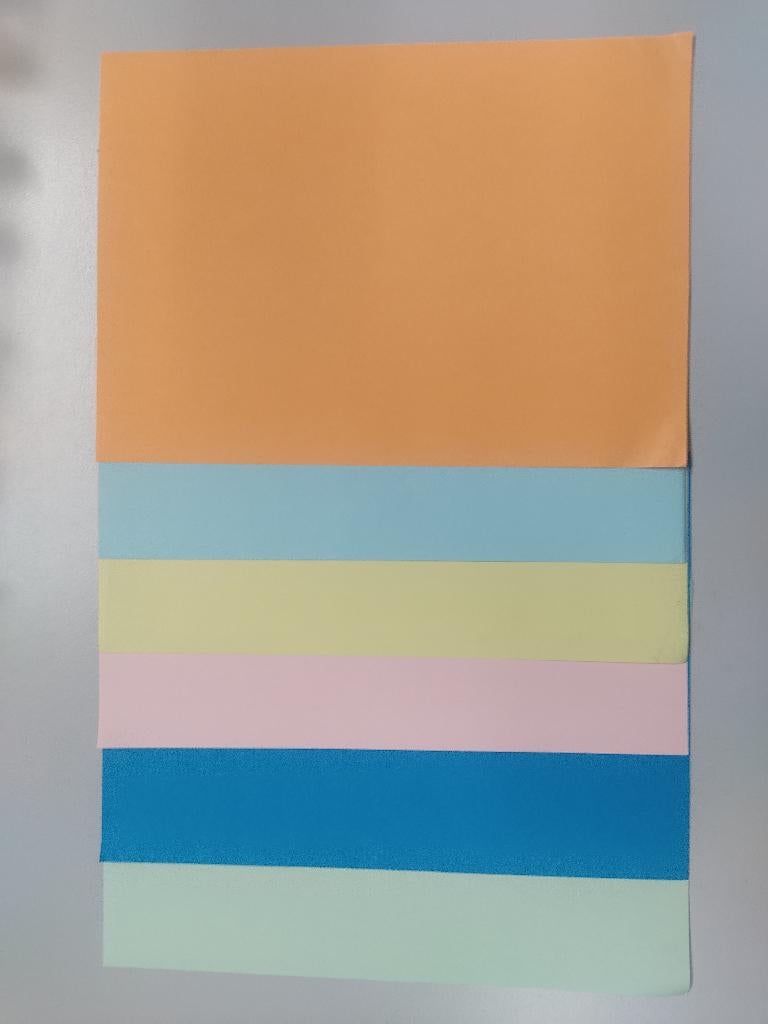 Gekleurd A4 papier NIEUW - 6 kleuren, Ophalen of Verzenden, Nieuw