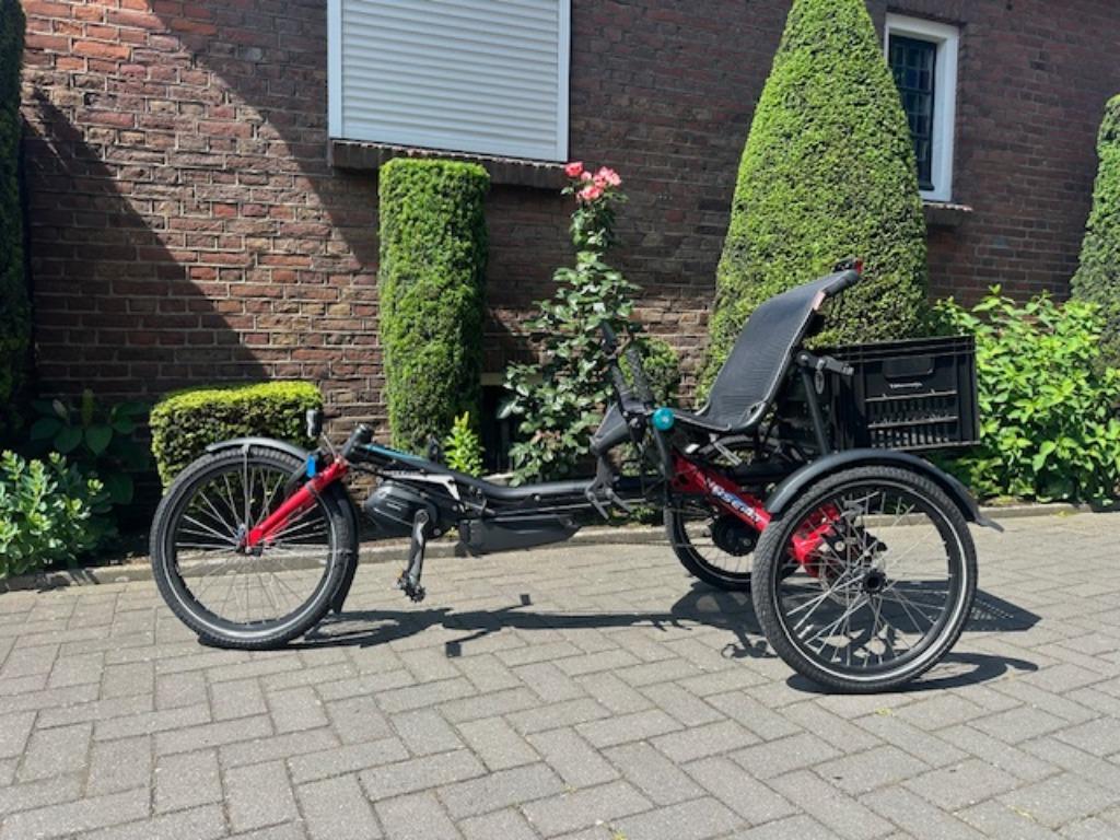 Hase Trigo elektrische driewiel ligfiets, lithium-ion accu, Ophalen of Verzenden, Zo goed als nieuw, Hase