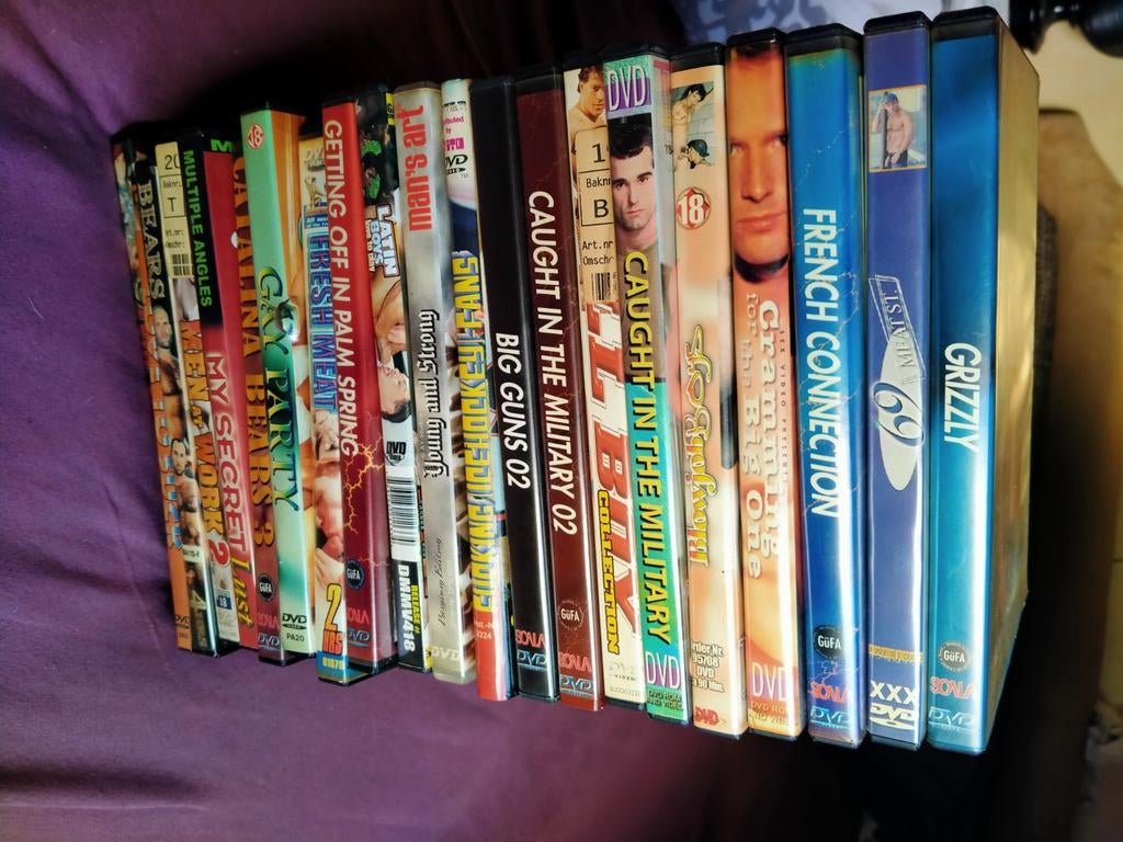 Gay porn 21 stuks, CD & DVD, Blu-ray, Enlèvement ou Envoi