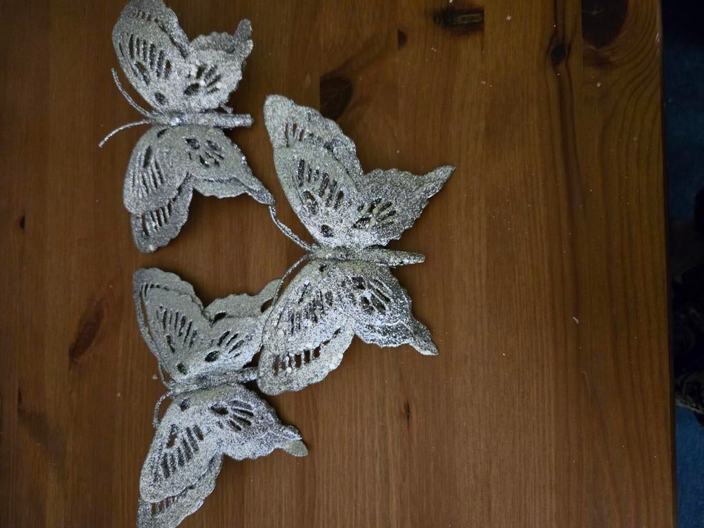 3 papillon gris, Divers, Enlèvement, Comme neuf