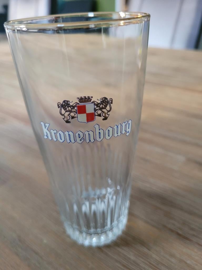 Glas Kronenbourg, Verzamelen, Ophalen of Verzenden