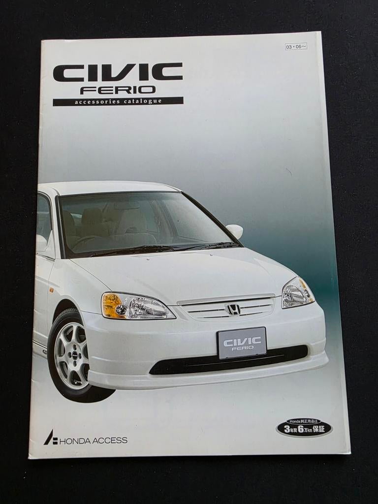 Brochure Honda Civic Ferio Japanse Prijslijst, Boeken, Auto's | Folders en Tijdschriften, Honda, Ophalen of Verzenden
