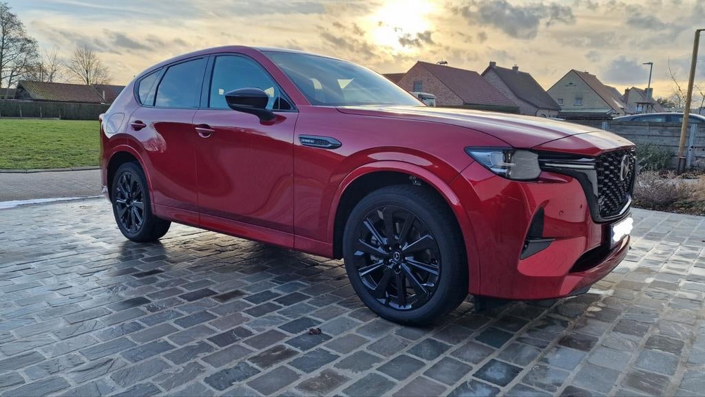 Full option Mazda CX-60 PHEV 3j garantie, Automaat, 4 cilinders, 2500 kg, Leder