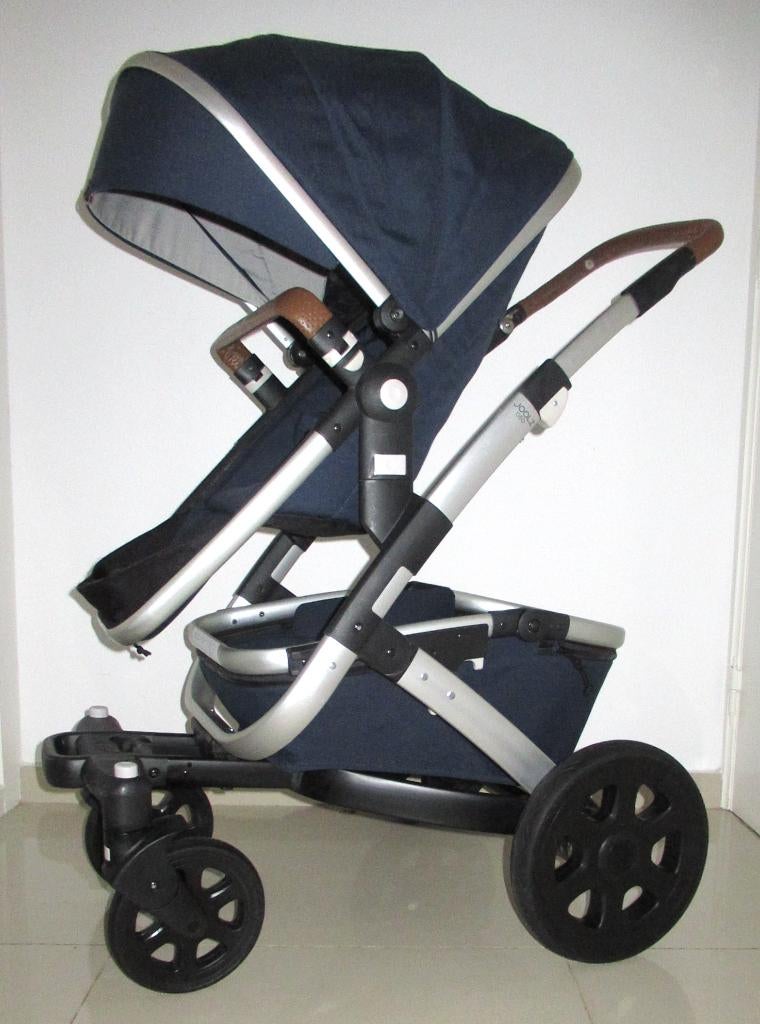 Joolz Geo2 Classic Blue 3 in 1 - COMPLEET, Ophalen, Zo goed als nieuw, Overige merken, Verstelbare rugleuning