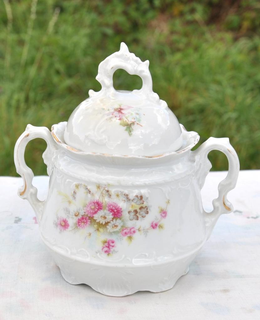 sucrier en porcelaine vintage, Enlèvement ou Envoi