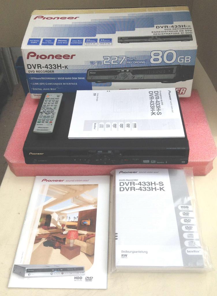 DVD-brander, Met harddisk, Dvd-recorder, Ophalen of Verzenden, Zo goed als nieuw