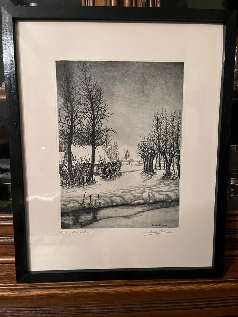 Ets Emiel De Cooman winterlandschap, Enlèvement ou Envoi