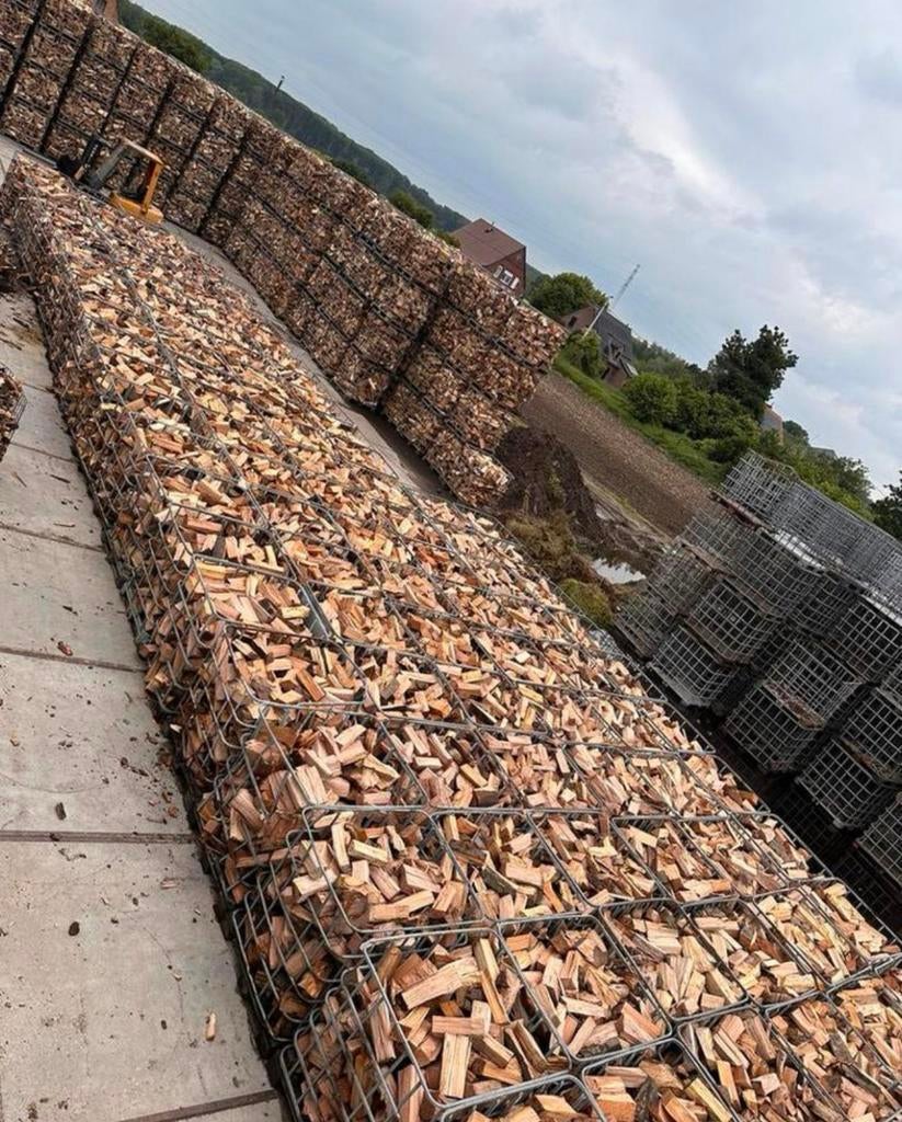 Eiken Essen Beuken en mix haardhout, Tuin en Terras, 3 tot 6 m³, Ophalen of Verzenden, Overige houtsoorten, Blokken