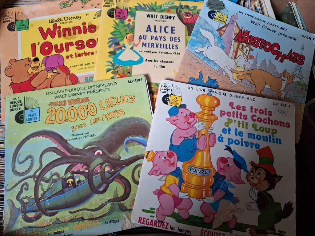 Lot 285 x 7" Vinyl - Pour les enfants 70's - 80's, CD & DVD, Enlèvement ou Envoi, Utilisé, Fable ou Conte (de fées)