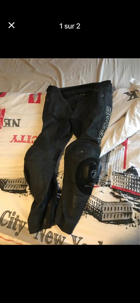 Pantalon cuir bering, Motos, Enlèvement