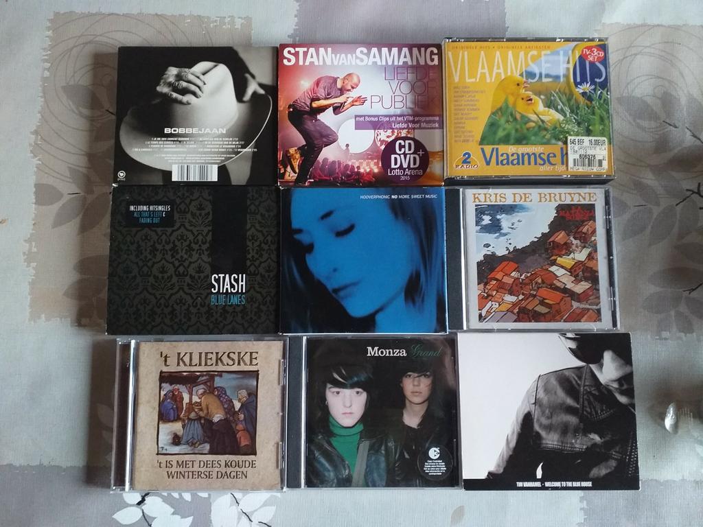 9 Belgische cd's : 4,00 eur stuk, Ophalen of Verzenden