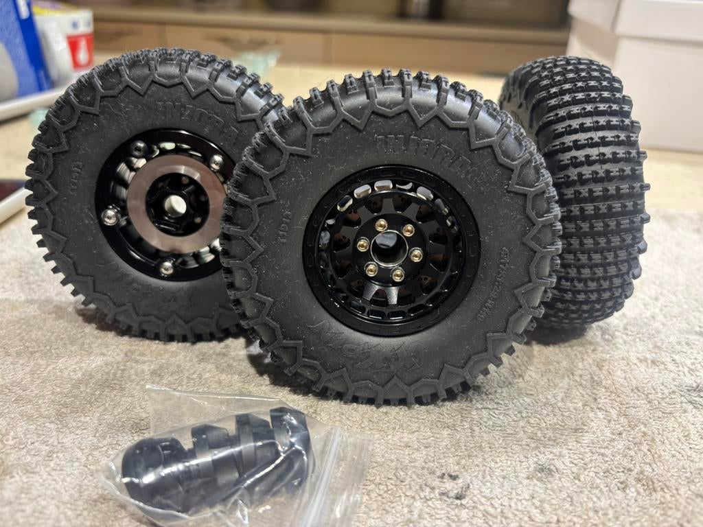 Set de roues 1.9 pour rc  crawler, Enlèvement ou Envoi, Comme neuf, Échelle 1:10, Pièce