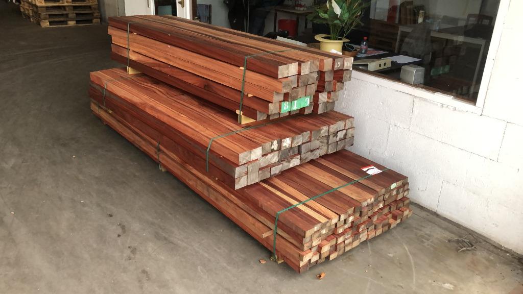 Padouk balken, geschikt voor planken, Bricolage & Construction, Enlèvement, Neuf, Autres essences de bois, Poutre