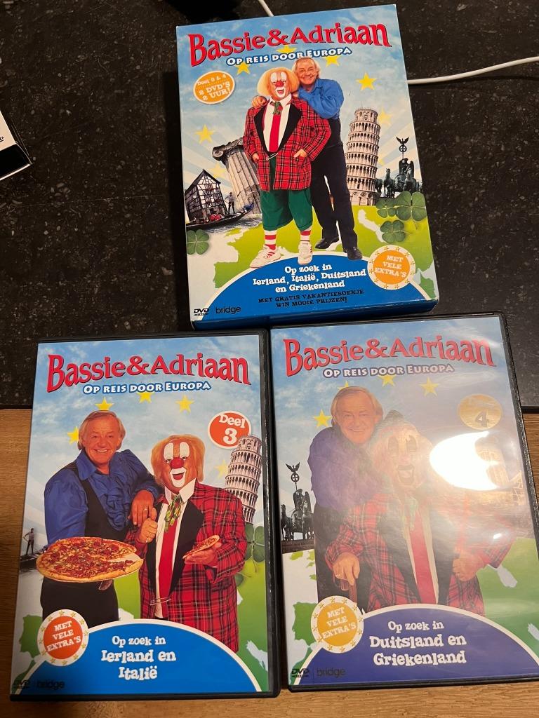Bassie & Adriaan op reis door Europa Deel 3 & 4, Avontuur, Boxset, Ophalen of Verzenden, Zo goed als nieuw