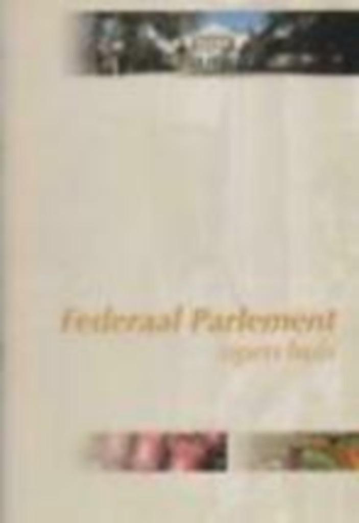 Federaall Parlement open huis. Gids voor de rondleiding., Nieuw, Ophalen of Verzenden, Politiek en Staatkunde, Afdeling PR