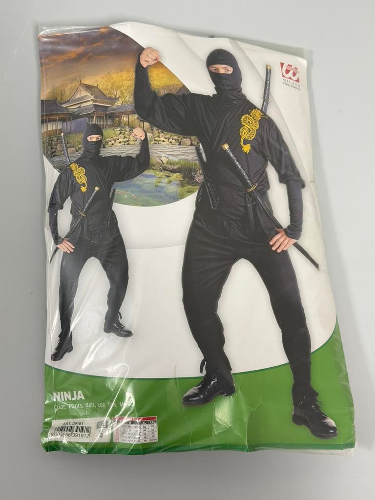 Déguisement Dragon Ninja adulte, costume carnaval, taille S, Enlèvement ou Envoi, Neuf, Taille 46 (S) ou plus petite, Vêtements