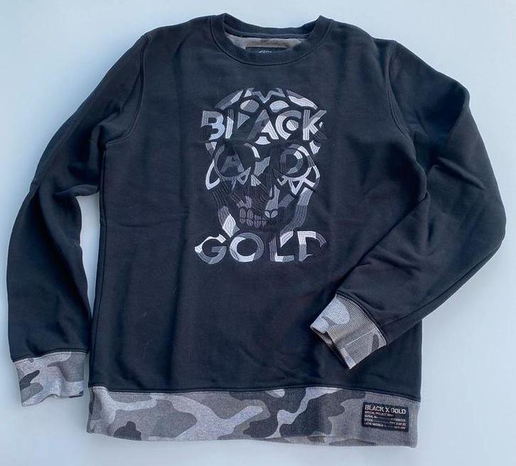 Black and Gold Sweater in maat S, Zwart, Ophalen of Verzenden, Zo goed als nieuw, Black and Gold