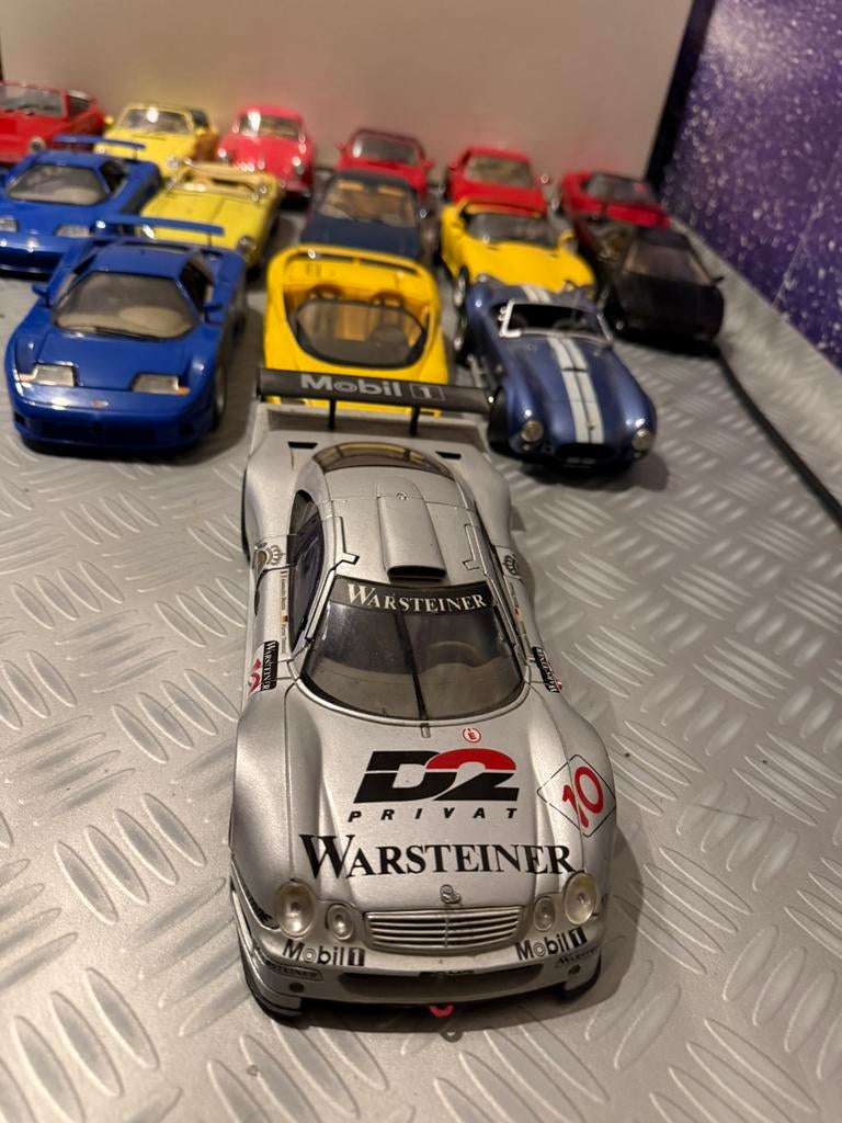 Verzameling model auto’s miniatuur auto 1/18 1:18, Ophalen, Zo goed als nieuw, Auto, Burago