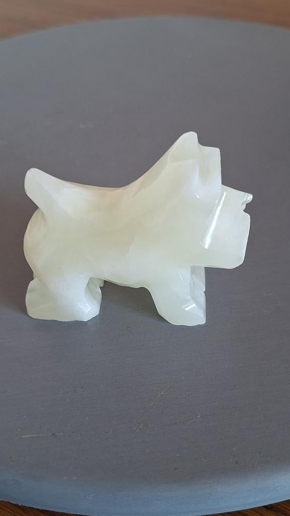 Beeldje Yorkshire terriër 5 cmx 4,5 cm x 2 cm, Ophalen of Verzenden, Nieuw, Hond of Kat, Beeldje of Figuurtje