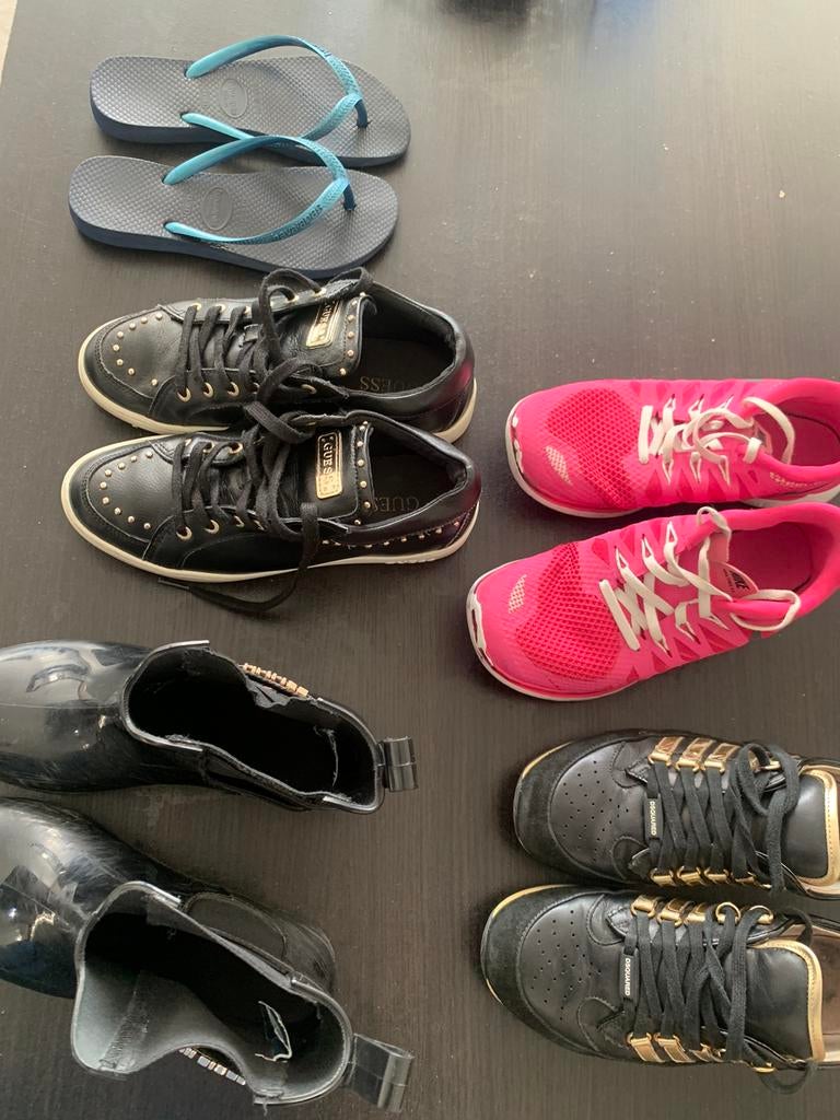 Schoenen etc…, Ophalen, Gedragen, Hoge laarzen