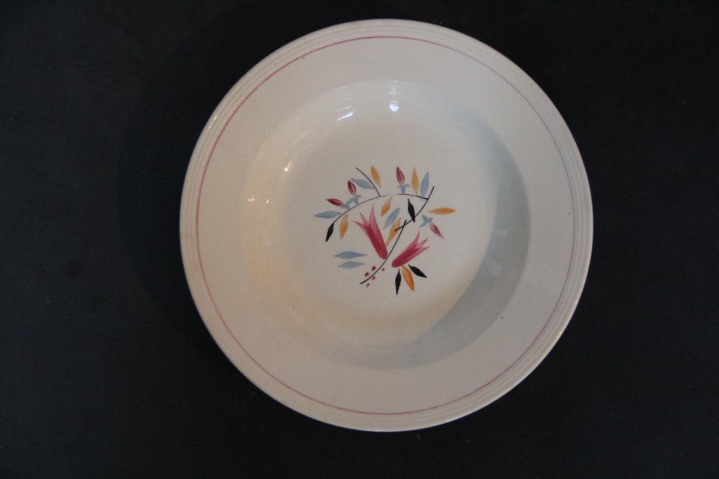 Boch groot aardewerk diep bord, Ophalen of Verzenden