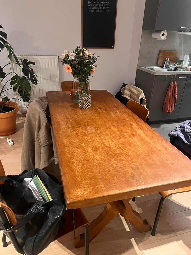 Vintage eettafel, Ophalen, Zo goed als nieuw