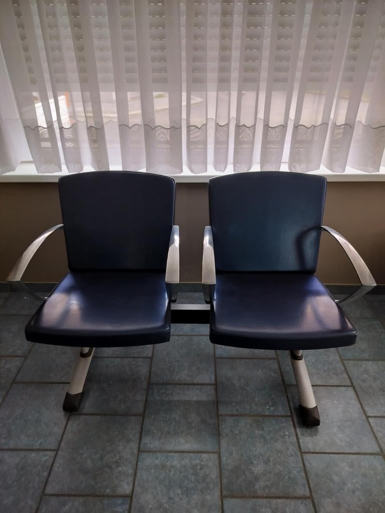 1x 2-zitsbank en 1x 3-zitsbank, Zakelijke goederen, Kantoor en Winkelinrichting | Kantoormeubilair en Inrichting