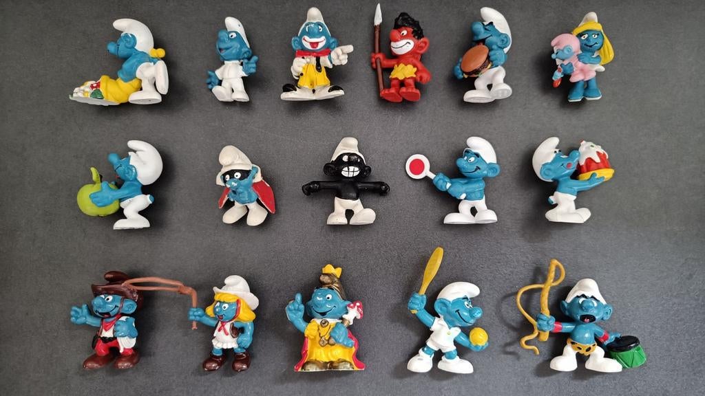 Smurfen Peyo Schleich/Bully vintage., Verzamelen, Ophalen of Verzenden, Gebruikt, Verschillende Smurfen, Poppetje, Figuurtje of Knuffel