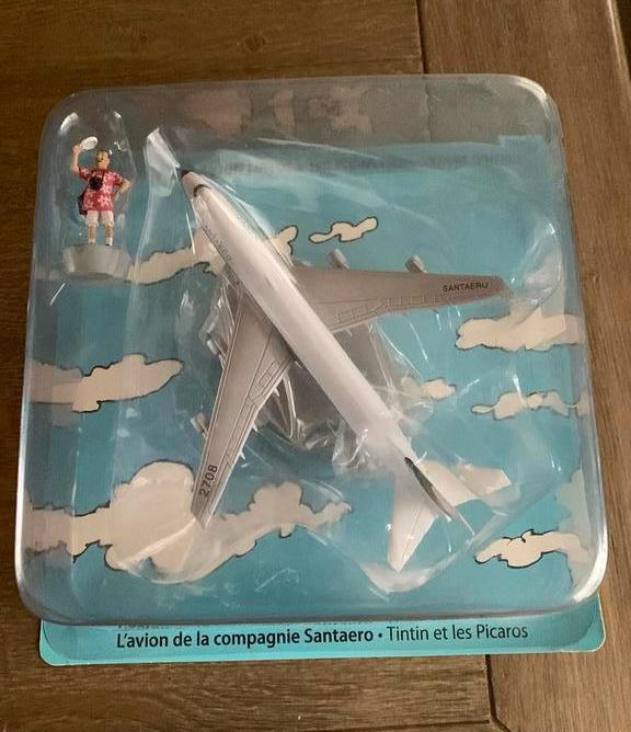 Kuifje vliegtuig Santaero &Picaros Hergé-Moulinsart 2015, Ophalen of Verzenden, Kuifje, Nieuw, Beeldje of Figuurtje