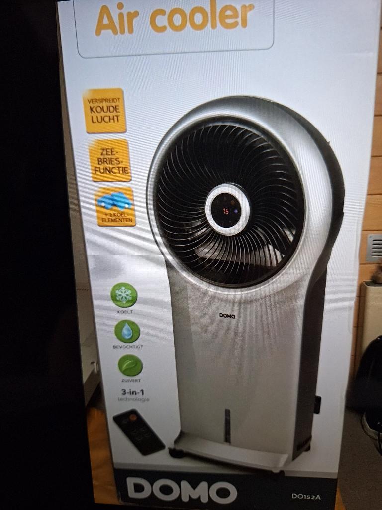 Air cooler type DOMO 152A, Moins de 60 m³, Enlèvement, Télécommande, Neuf