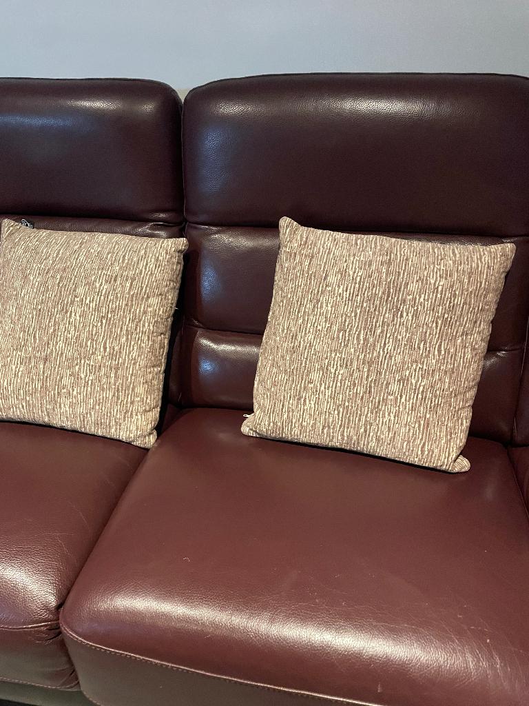 Salon cuir, Maison & Meubles, Canapés | Salons, Enlèvement, Utilisé, Cuir, 250 à 300 cm