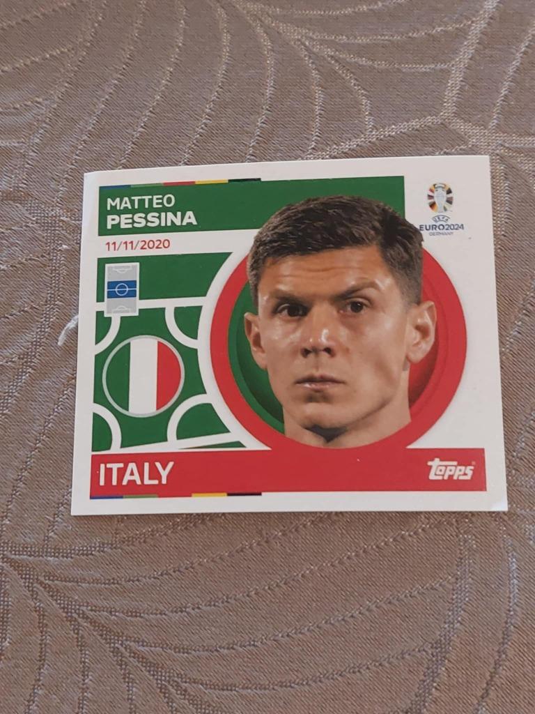 Topps / Sticker / Matteo Pessina / Italië / Euro 2024, Verzenden, Nieuw, Poster, Plaatje of Sticker