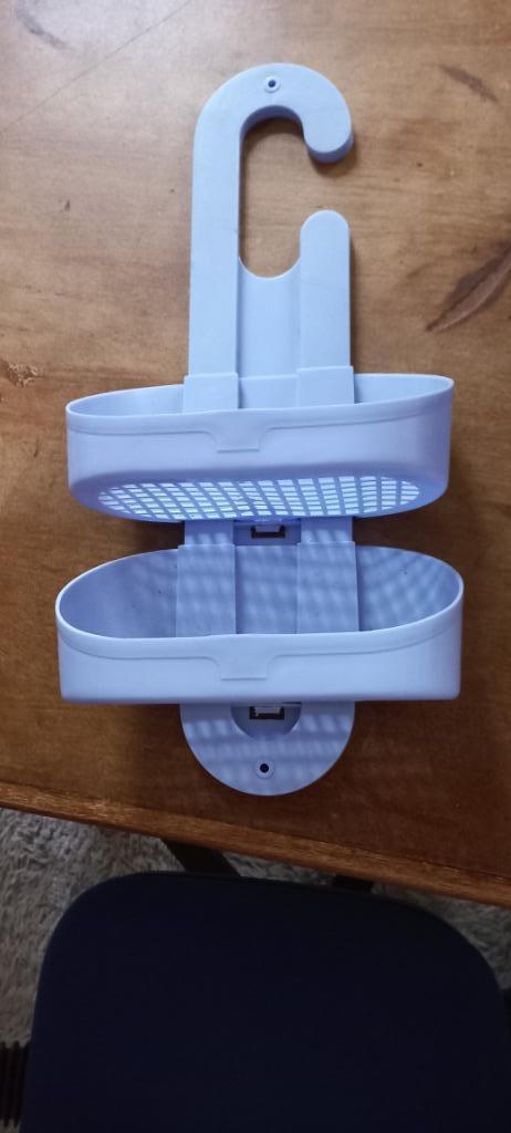 porte-savon en plastique bleu, Maison & Meubles, Enlèvement, Bleu