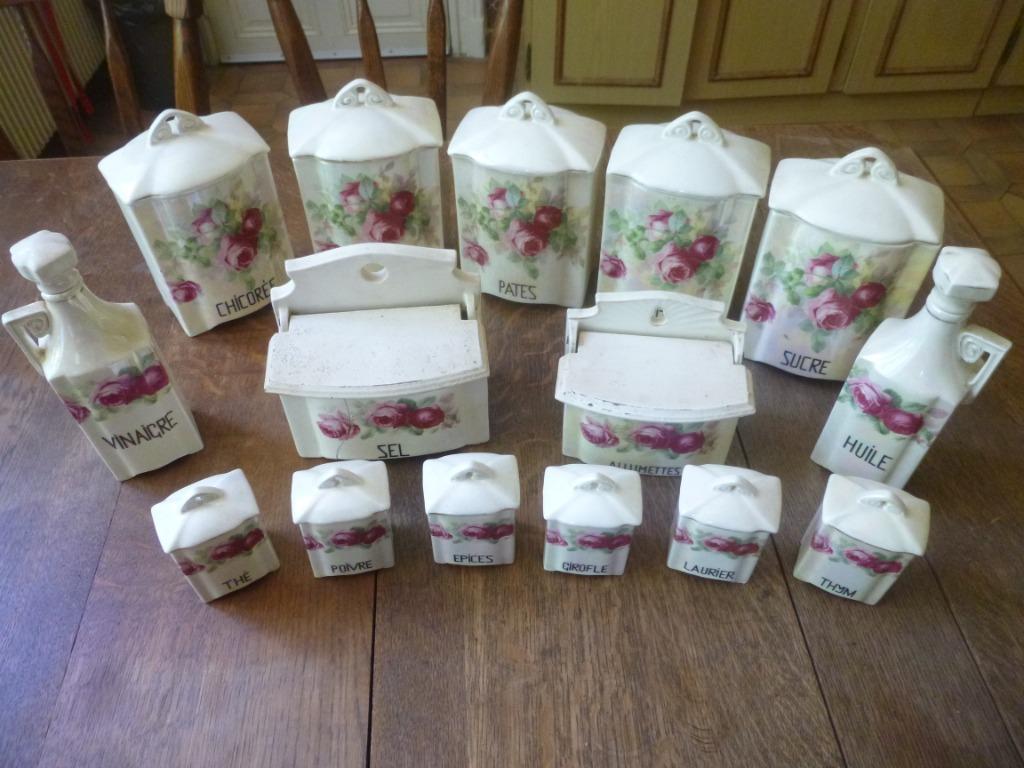 Set à épices en poterie française, Antiquités & Art, Enlèvement