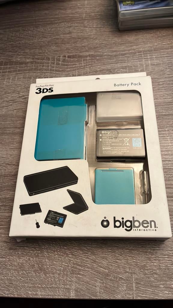 3DS Battery Pack, Games en Spelcomputers, Spelcomputers | Nintendo DS, Ophalen of Verzenden, Nieuw, Blauw, DS Original of Phat