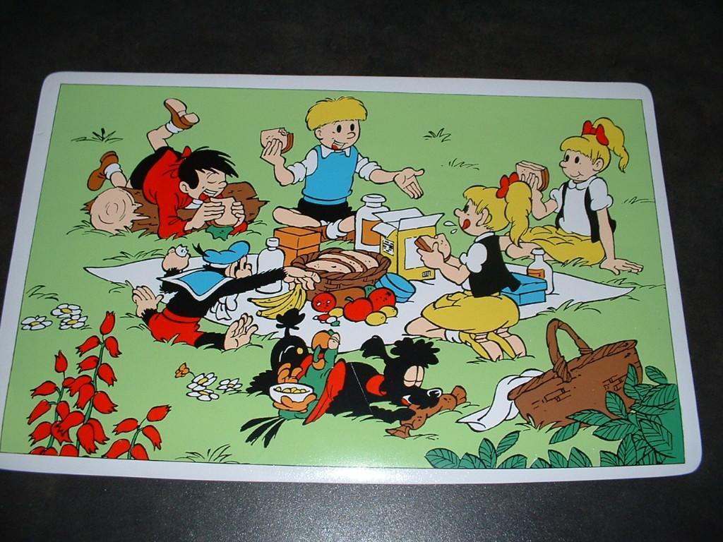 jommeke en zijn vrienden placemat - collectorsitem?, Verzamelen, Stripfiguren, Nieuw, Gebruiksvoorwerp, Overige figuren, Ophalen of Verzenden