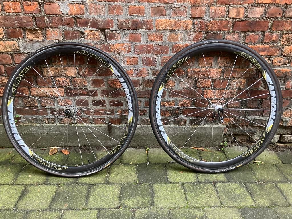 Tufo Carbona carbon wielen velgrem/tubes, Fietsen en Brommers, Fietsonderdelen, Gebruikt, Wiel, Ophalen