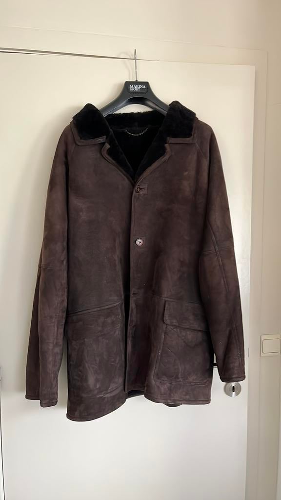 Winter Heren jas  omgekeerd schaap, Kleding | Heren, Jassen | Winter, Ophalen, Zo goed als nieuw