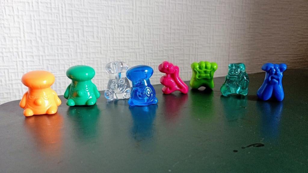 8 Gogo’s Crazy Bones – Plastique coloré, Verzamelen, Ophalen of Verzenden, Zo goed als nieuw