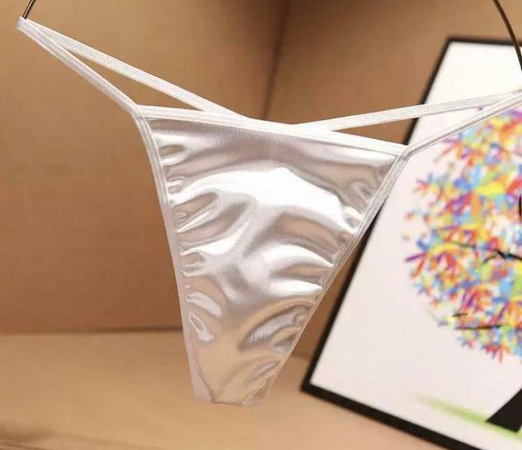 Witte string maat S-M, Verzenden, Wit