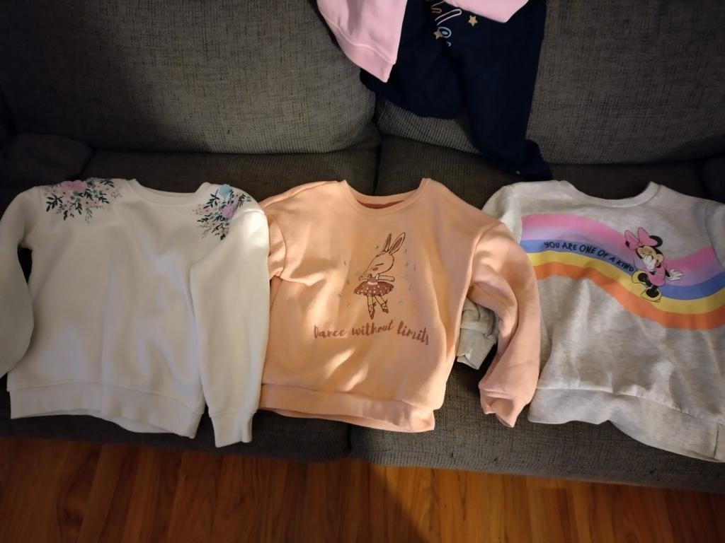 Lot de 3 pull hivers automne fille 6-7ans, Enlèvement ou Envoi, Comme neuf, Taille 128