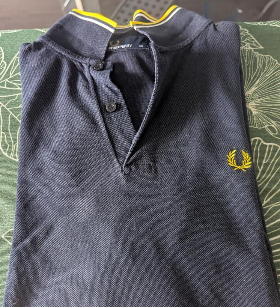 Polo Fred Perry, Kleding | Heren, Ophalen of Verzenden, Zo goed als nieuw, Blauw