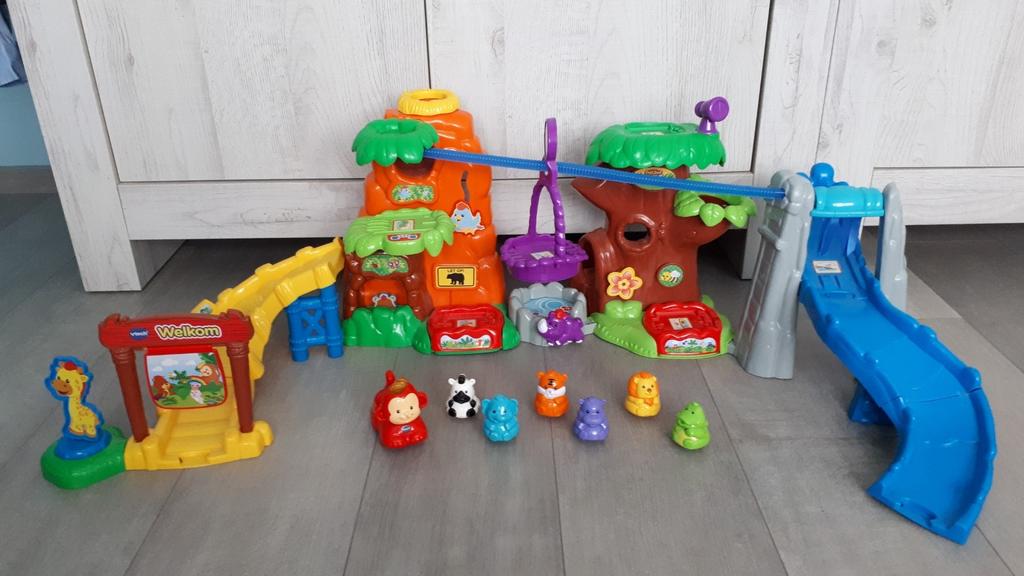 VTech avonturenjungle zoef zoef dieren, Kinderen en Baby's, Ophalen of Verzenden, Gebruikt