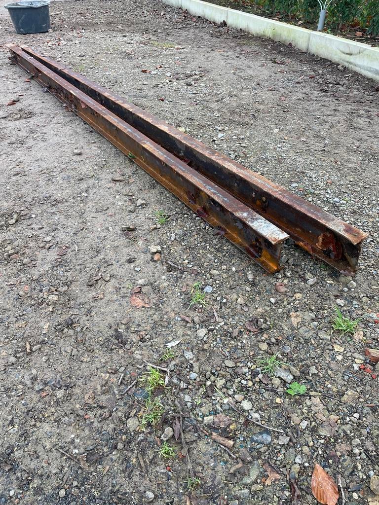 metalen ligger ipe profiel, Doe-het-zelf en Bouw, Metalen, Ophalen, Gebruikt, IJzer