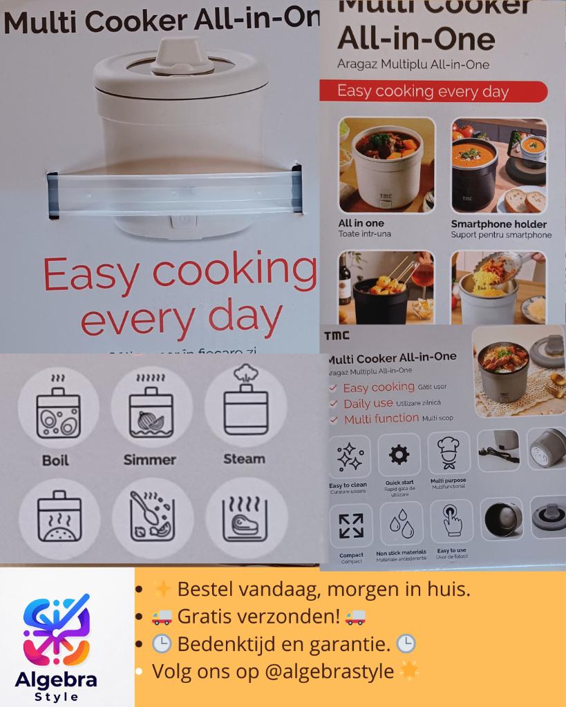 #Multi #Cooker #All-in-one (Gratis Verzenden), Verzenden, Nieuw, Overige materialen, Koekenpan of Braadpan