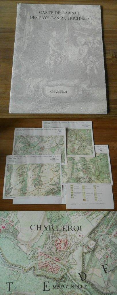 Carte de Ferraris de la région de Charleroi (reproduction), Boeken, Atlassen en Landkaarten, Ophalen of Verzenden, Gelezen, België