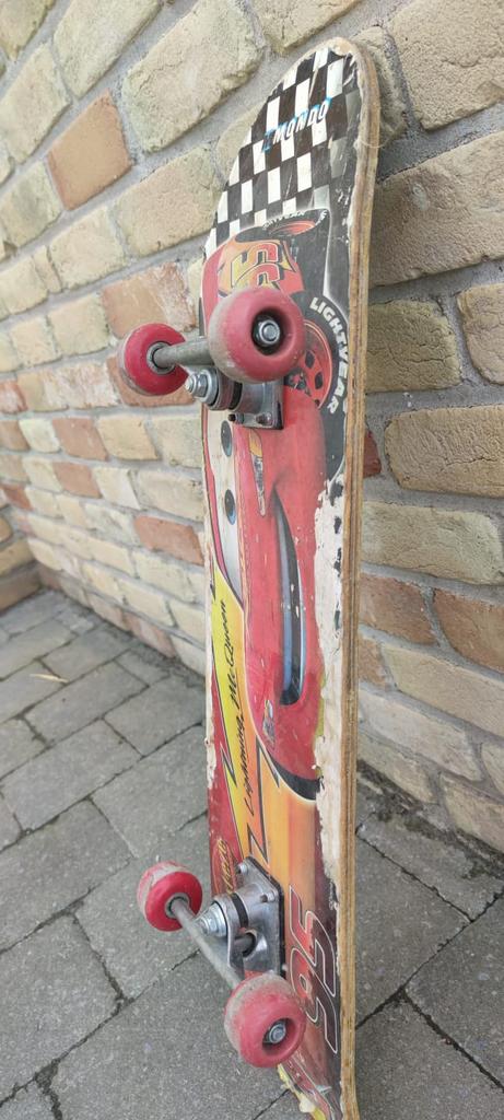 Skateboard Flash McQueen (Cars), Enlèvement, Utilisé, Skateboard