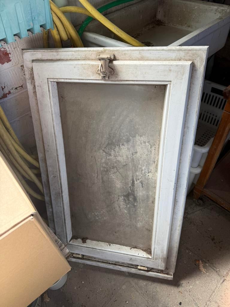 Raam met pvc, Doe-het-zelf en Bouw, Glas en Ramen, Ophalen, Gebruikt