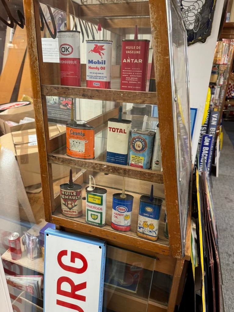 Handy oils mini olie blikjes, Verzamelen, Merken en Reclamevoorwerpen, Ophalen of Verzenden, Gebruikt, Verpakking